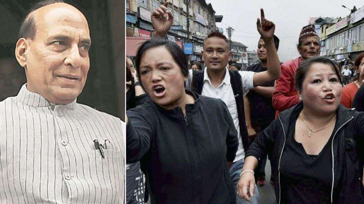 Rajnath Singh intervenes to bring normalcy in Darjeeling Rajnath Singh intervenes to bring normalcy in Darjeeling