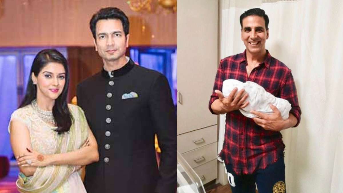 ADORABLE! Akshay shares picture with Asin's newborn ADORABLE! Akshay shares picture with Asin's newborn