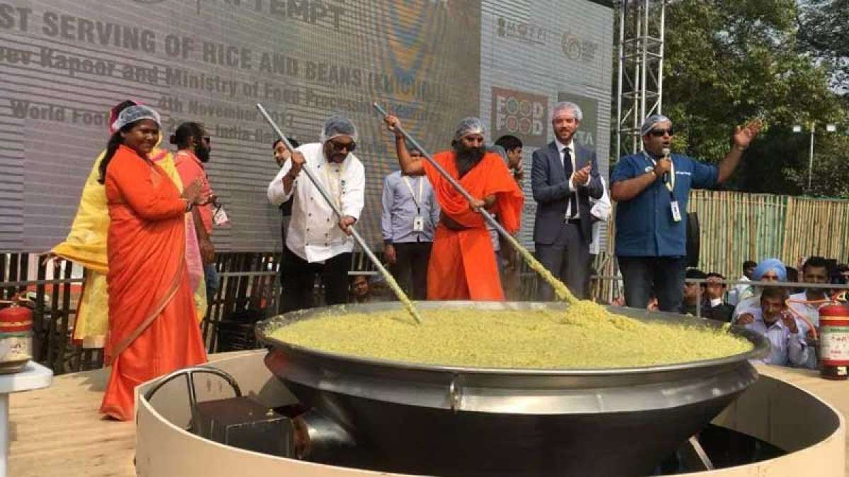 World Food India 2017: Brand India 'khichdi' enters Guinness World Records World Food India 2017: Brand India 'khichdi' enters Guinness World Records
