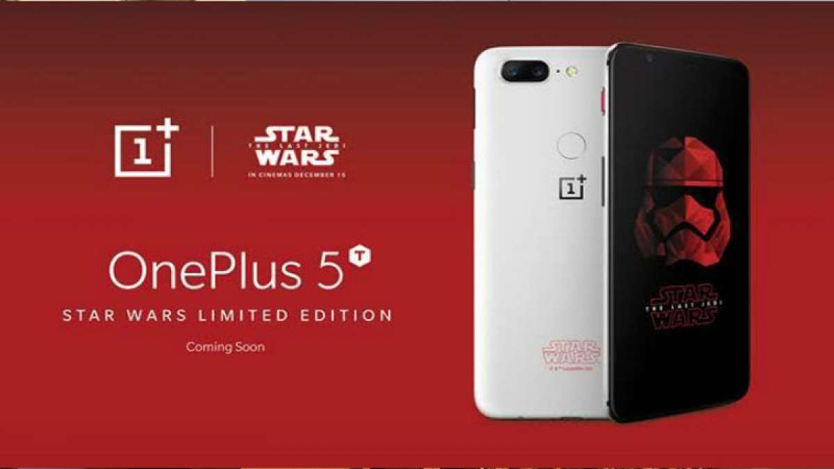 OnePlus 5T Star Wars edition to be launched exclusively in India OnePlus 5T Star Wars edition to be launched exclusively in India