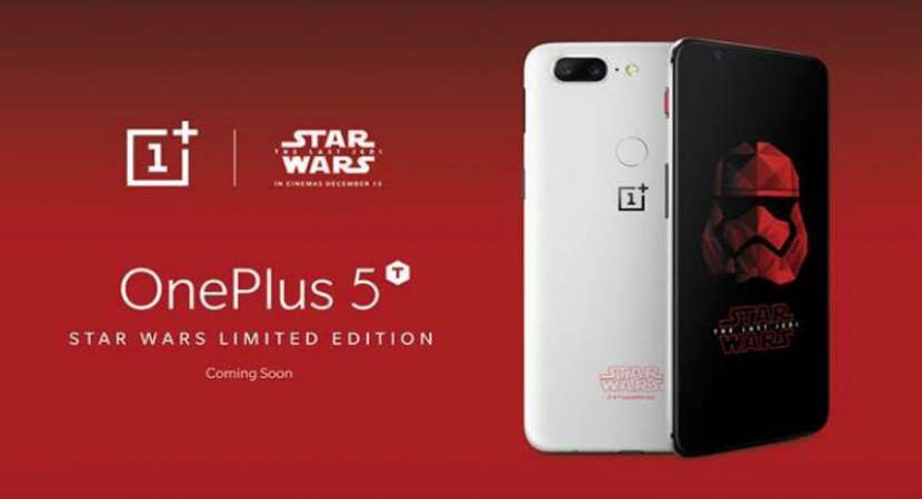 OnePlus 5T Star Wars edition to be launched exclusively in India OnePlus 5T Star Wars edition to be launched exclusively in India