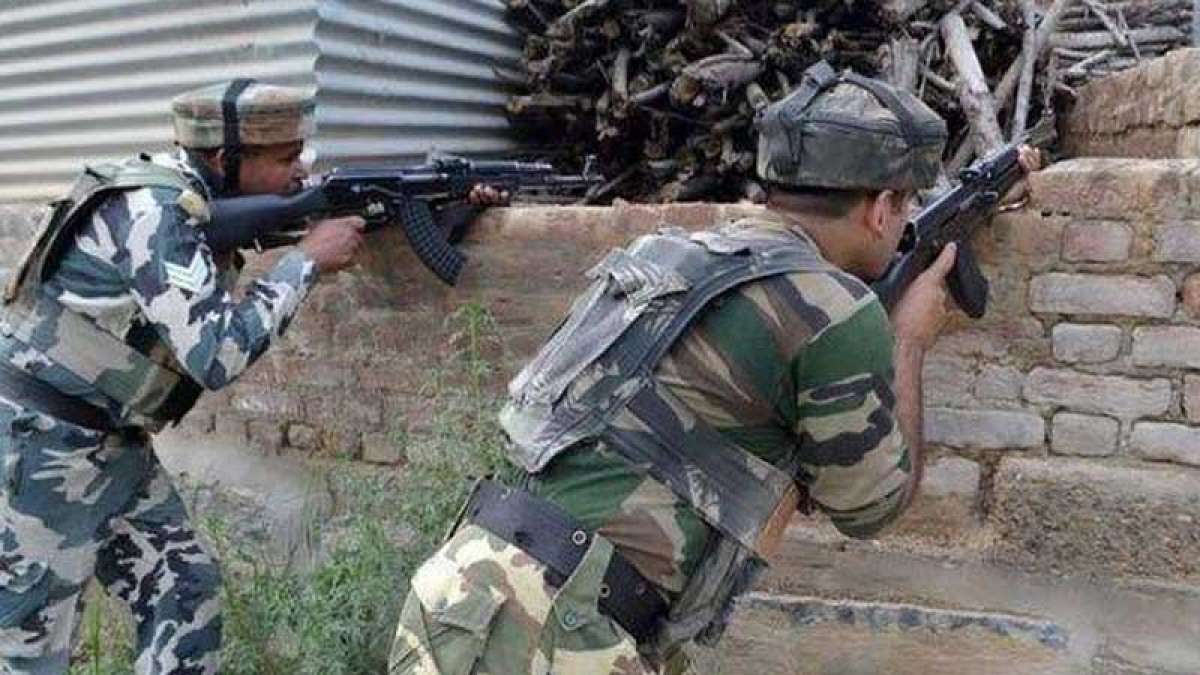 Two militants killed in Shopian district gunfight Two militants killed in Shopian district gunfight