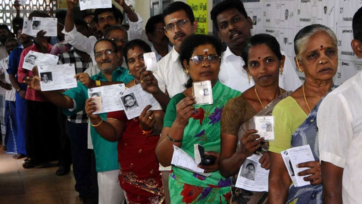 Over 60 per cent people vote in RK Nagar bypolls Over 60 per cent people vote in RK Nagar bypolls