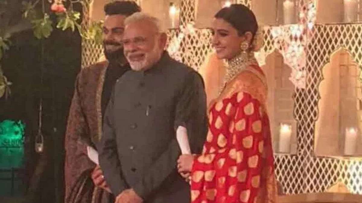 Modi, Jaitley attend Virat-Anushka's reception in Delhi Modi, Jaitley attend Virat-Anushka's reception in Delhi