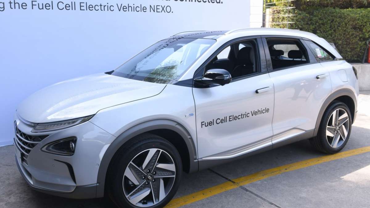 Hyundai Nexo SUV showcased in india at South Korea Business Summit 2018 Hyundai Nexo SUV showcased in india at South Korea Business Summit 2018