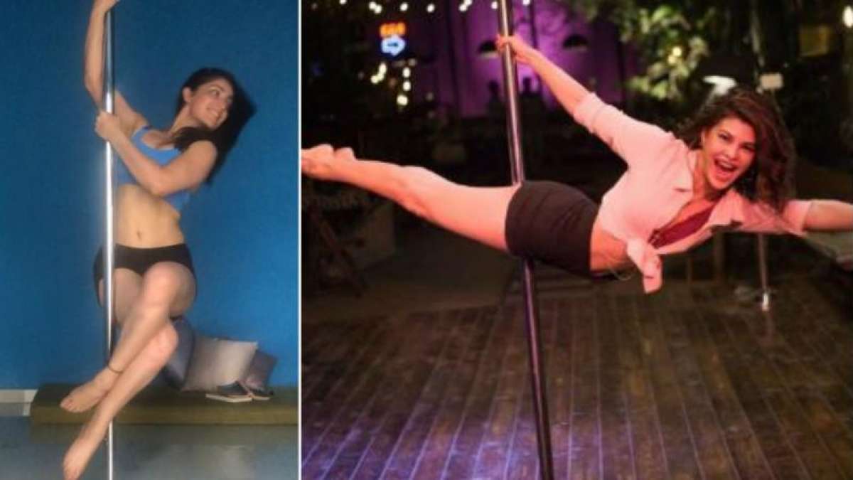 Yami Gautam and Jacqueline Fernandez in Pole Dancing Steps Yami Gautam and Jacqueline Fernandez in Pole Dancing Steps