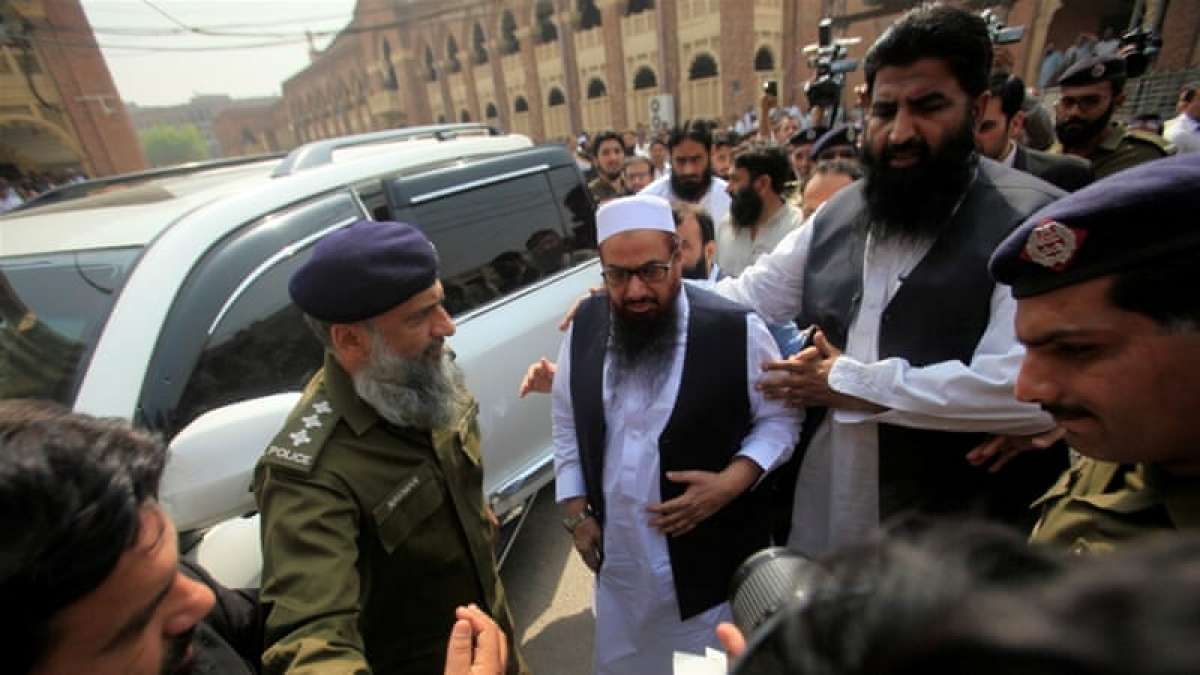 Hafiz Saeed has been declared a global terrorist by the UN, US and India due to his involvement in the 2008 Mumbai attacks Hafiz Saeed has been declared a global terrorist by the UN, US and India due to his involvement in the 2008 Mumbai attacks