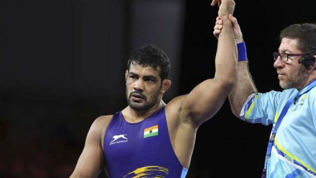 Wrestler Sushil wins gold in men 74 kg category Wrestler Sushil wins gold in men 74 kg category