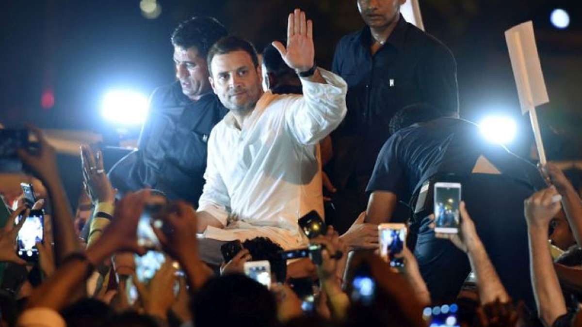 Kathua, Unnao rape cases: Rahul leads midnight protest at India Gate Kathua, Unnao rape cases: Rahul leads midnight protest at India Gate