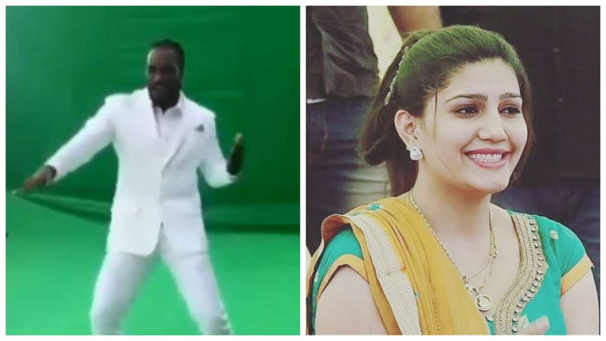 WATCH: Chris Gayle dancing on Sapna Choudhary's hit song 'Teri Aakhya Ka Yo Kajal' WATCH: Chris Gayle dancing on Sapna Choudhary's hit song 'Teri Aakhya Ka Yo Kajal'