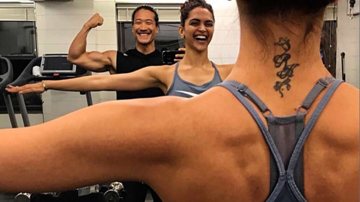 Deepika Padukone's RK tattoo is now unrecognisable, see pics Deepika Padukone's RK tattoo is now unrecognisable, see pics