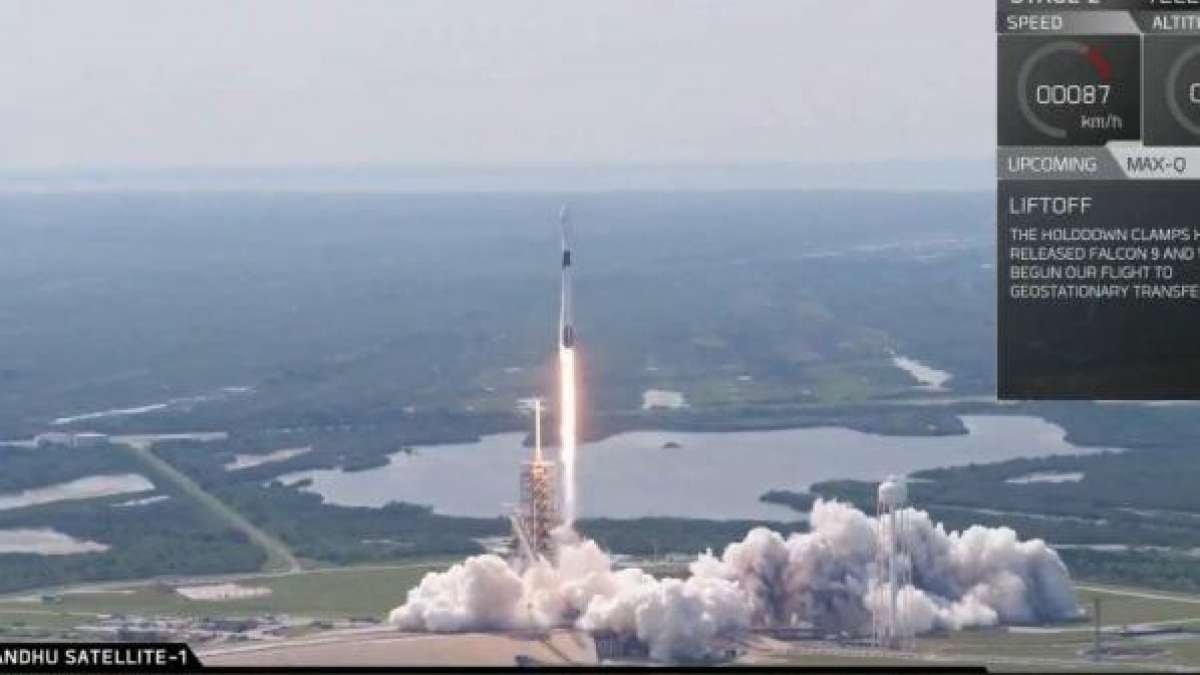 SpaceX's Block 5 rocket blasted-off successfully on Friday afternoon. Photo by SpaceX SpaceX's Block 5 rocket blasted-off successfully on Friday afternoon. Photo by SpaceX