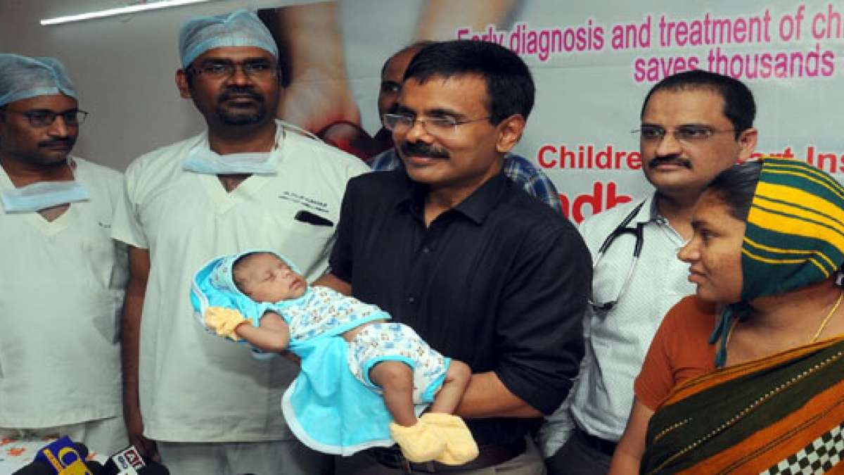 Good News! Successful complex heart surgery performed on an 18-day old baby's in Andhra Pradesh Good News! Successful complex heart surgery performed on an 18-day old baby's in Andhra Pradesh
