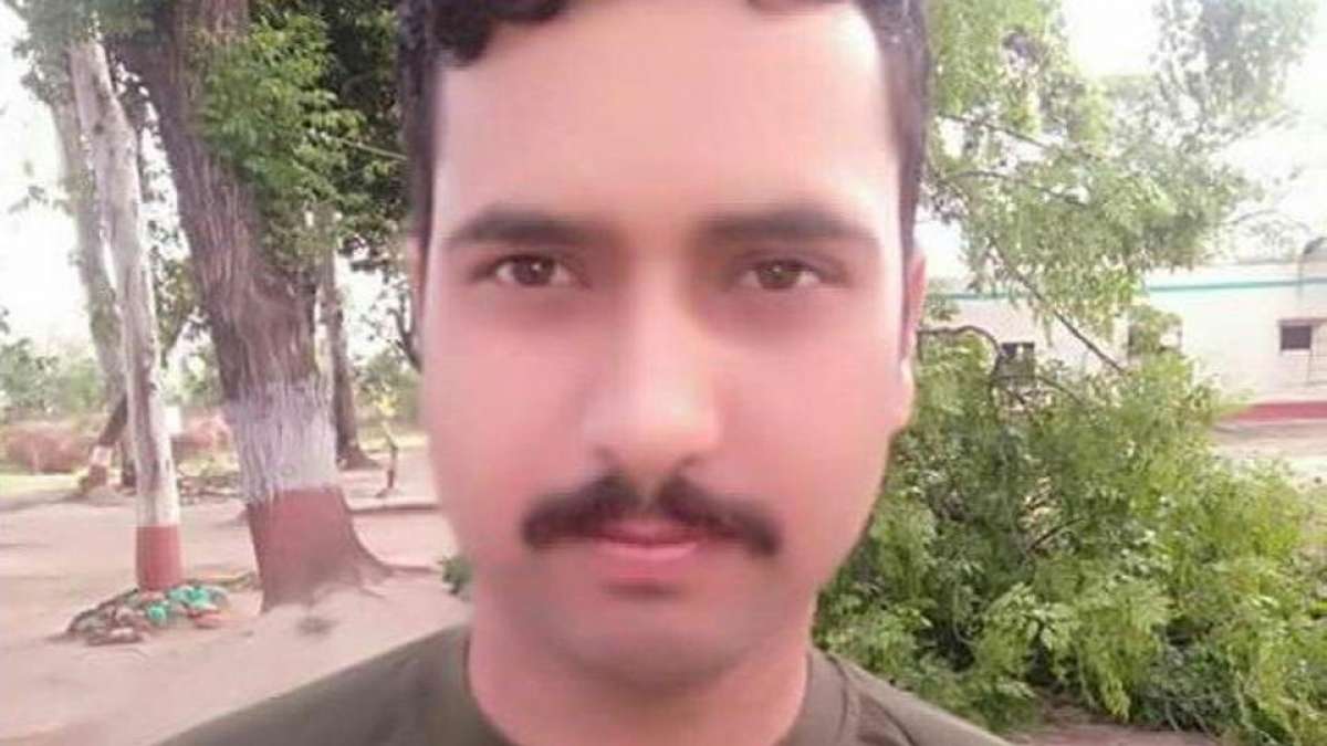 BSF constable Sita Ram Upadhyay was killed in Pakistani fire on Friday morning. Upadhyay had joined the force in 2011.((ANI/Twitter)) BSF constable Sita Ram Upadhyay was killed in Pakistani fire on Friday morning. Upadhyay had joined the force in 2011.((ANI/Twitter))