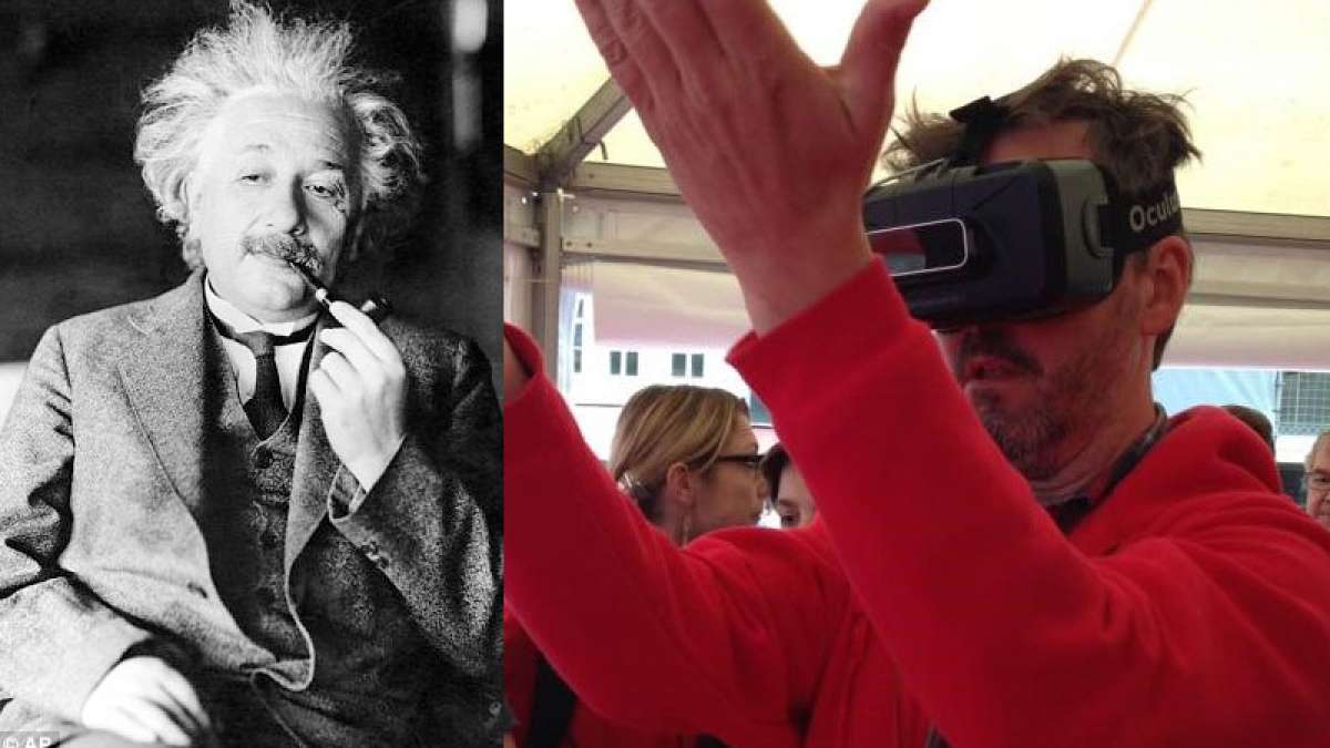 Virtual Reality Test Albert Einstein low esteem