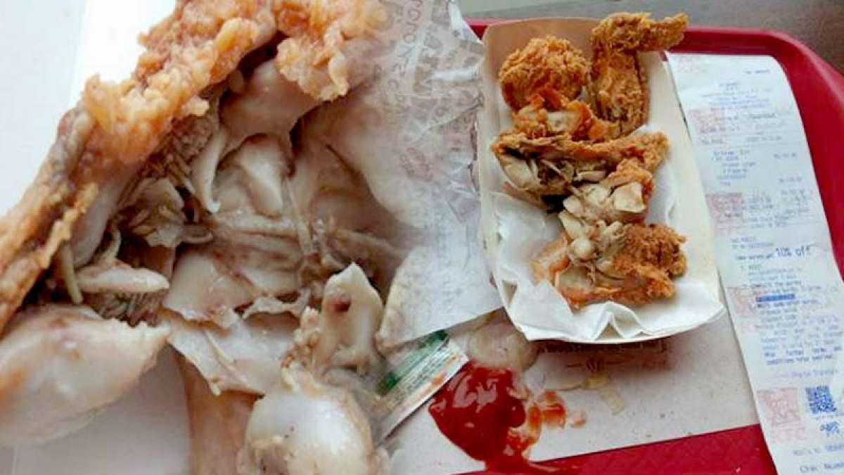 Trouble for KFC as Mumbai man claims live maggots in chicken wings Trouble for KFC as Mumbai man claims live maggots in chicken wings