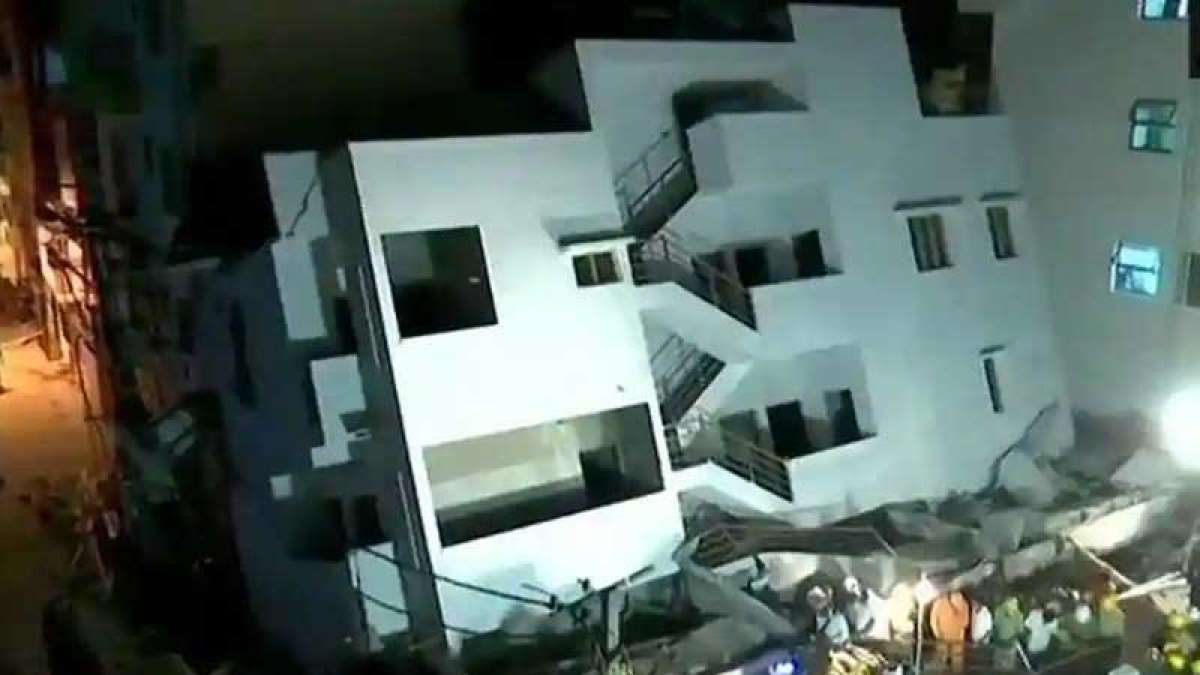 Under-construction building collapses in Bengaluru, 1 dead Under-construction building collapses in Bengaluru, 1 dead
