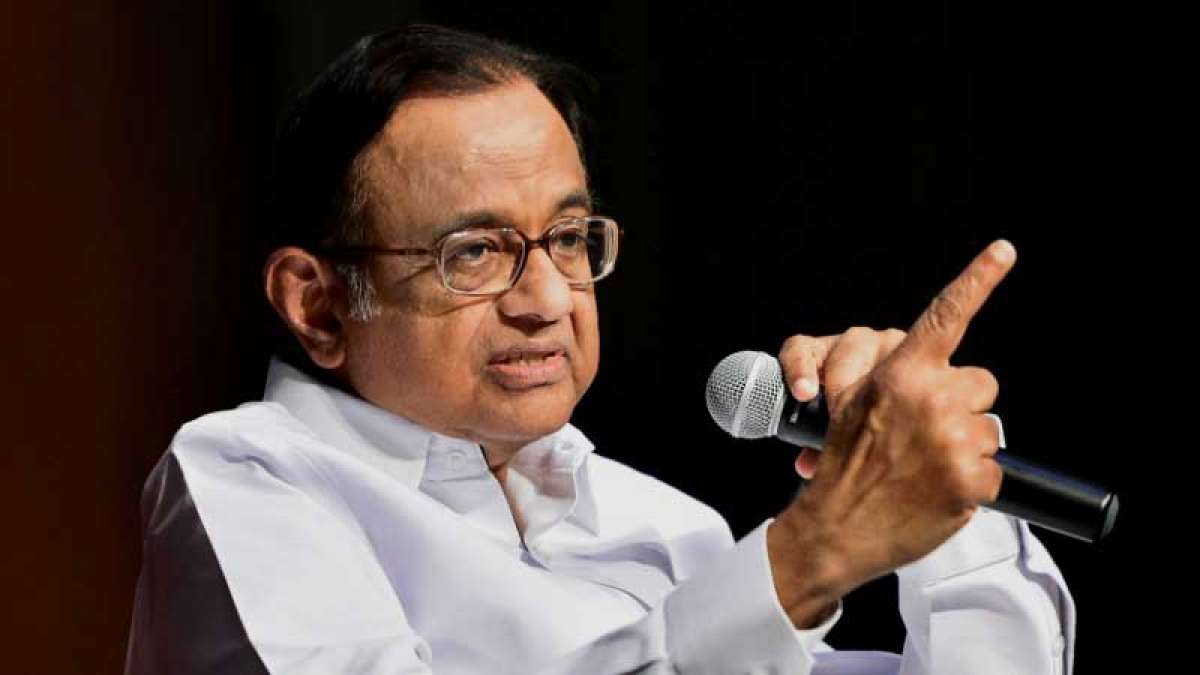 Former finance minister P Chidambaram Former finance minister P Chidambaram