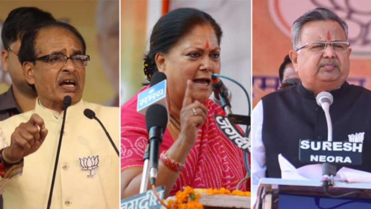 Election Results 2018: Congress leads in Rajasthan, trails in Telangana, stiff fight in MP Election Results 2018: Congress leads in Rajasthan, trails in Telangana, stiff fight in MP