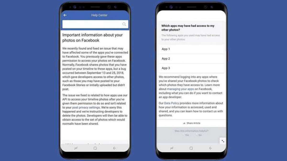 New Facebook bug might have affected up to 6.8 million users along with up to 1,500 apps New Facebook bug might have affected up to 6.8 million users along with up to 1,500 apps