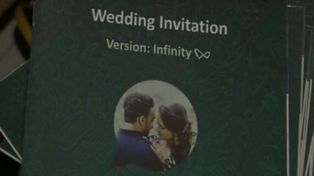 Check out! WhatsApp inspired wedding card Check out! WhatsApp inspired wedding card