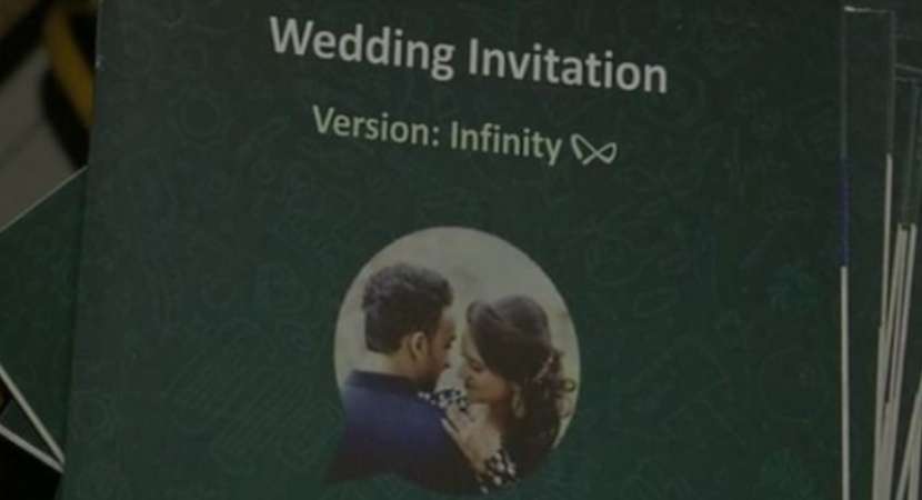 Check out! WhatsApp inspired wedding card Check out! WhatsApp inspired wedding card