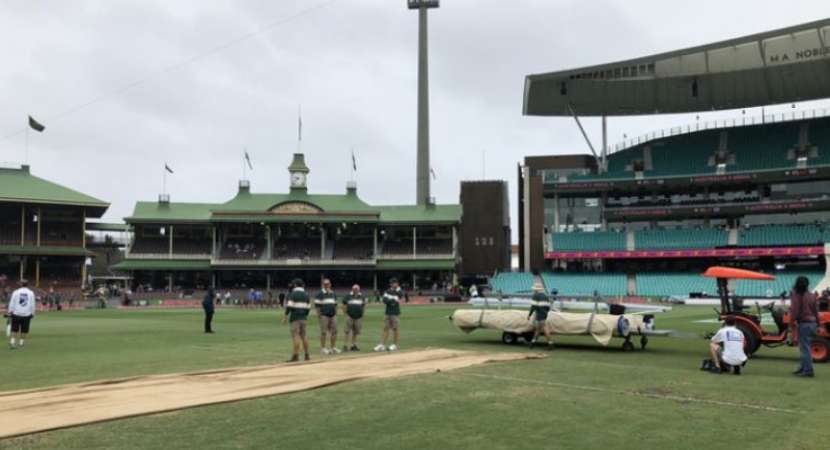 India vs Australia 4th Test: Rain washes out morning session on Day 5 India vs Australia 4th Test: Rain washes out morning session on Day 5