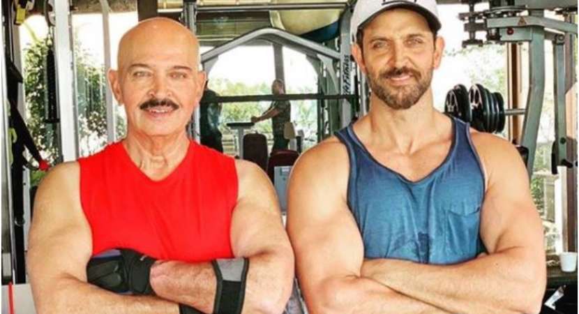 Hrithik Roshan shares a photo with father Rakesh Roshan Hrithik Roshan shares a photo with father Rakesh Roshan