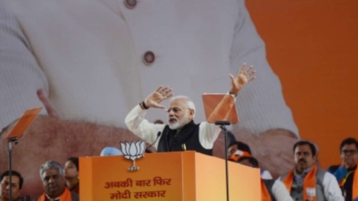 PM Narendra Modi makes strong pitch for his re-election PM Narendra Modi makes strong pitch for his re-election
