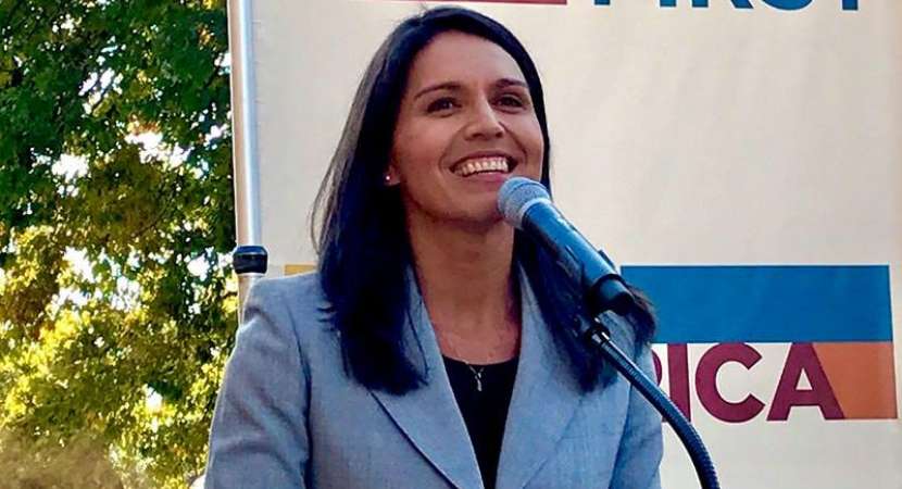 Tulsi Gabbard, first Hindu, to fight Donald Trump in 2020 elections for US President post Tulsi Gabbard, first Hindu, to fight Donald Trump in 2020 elections for US President post