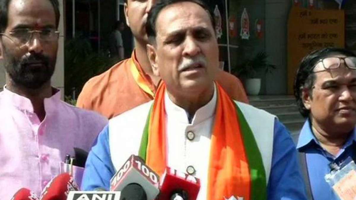 Gujarat CM Vijay Rupani Gujarat CM Vijay Rupani