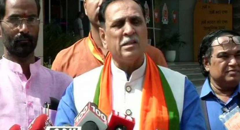 Gujarat CM Vijay Rupani Gujarat CM Vijay Rupani