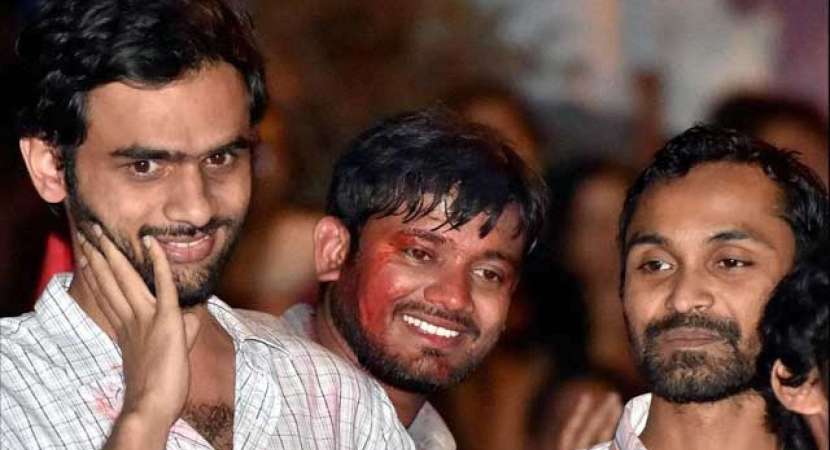 JNU sedition case: Chargesheet filed against Kanhaiya Kumar, Umar Khalid and others JNU sedition case: Chargesheet filed against Kanhaiya Kumar, Umar Khalid and others