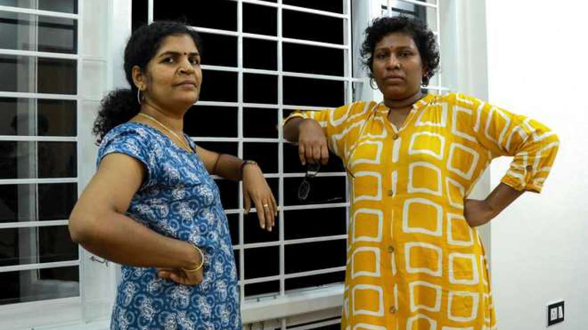 Bindu Ammini (R) and Kanakadurga (L), the two Indian women who entered the Sabarimala Ayyapa temple. Bindu Ammini (R) and Kanakadurga (L), the two Indian women who entered the Sabarimala Ayyapa temple.