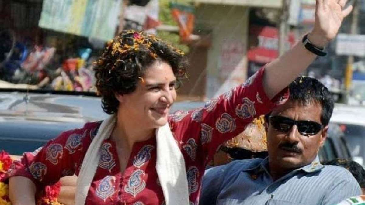 Priyanka Gandhi Vadra at a rally Priyanka Gandhi Vadra at a rally