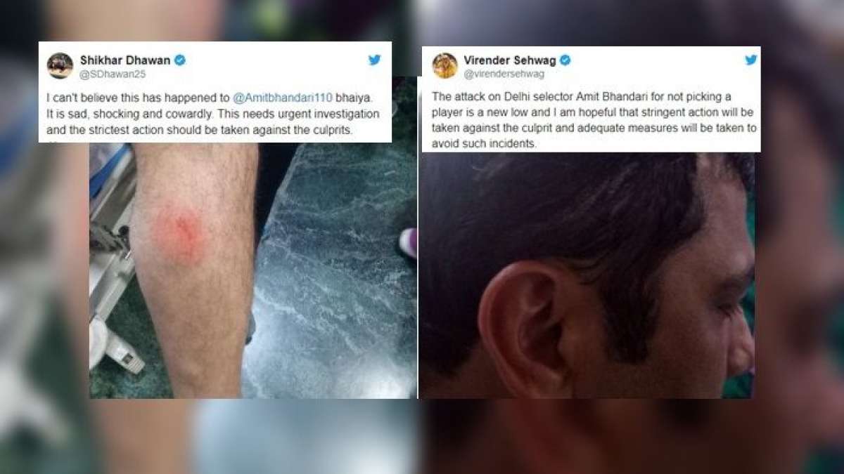 "Disgusted!" Gautam Gambhir, Virender Sehwag slam attack on Amit Bhandari "Disgusted!" Gautam Gambhir, Virender Sehwag slam attack on Amit Bhandari