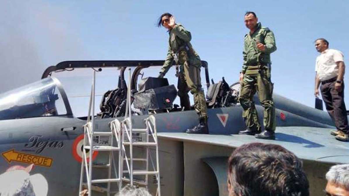 Aero India 2019: PV Sindhu flies fighter jet to celebrate women's day Aero India 2019: PV Sindhu flies fighter jet to celebrate women's day