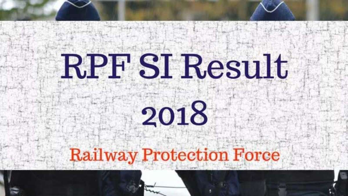 RPF SI 2018 written exam result declared; Group A PET/PMT admit card released RPF SI 2018 written exam result declared; Group A PET/PMT admit card released