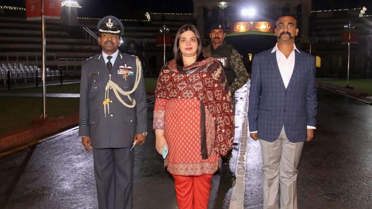 Who was the lady walking with IAF Wing Commander Abhinandan Varthaman Who was the lady walking with IAF Wing Commander Abhinandan Varthaman