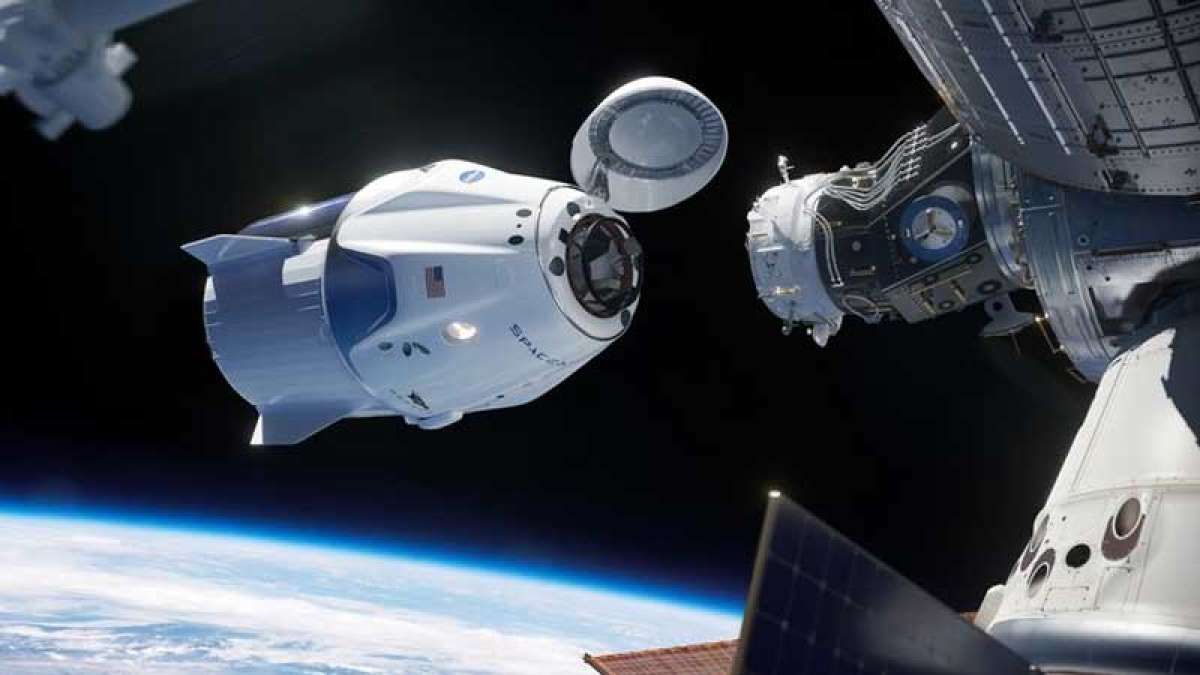 SpaceX Crew Dragon Capsule successfully docks with International Space Station SpaceX Crew Dragon Capsule successfully docks with International Space Station