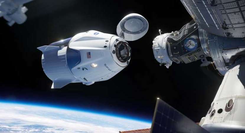 SpaceX Crew Dragon Capsule successfully docks with International Space Station SpaceX Crew Dragon Capsule successfully docks with International Space Station