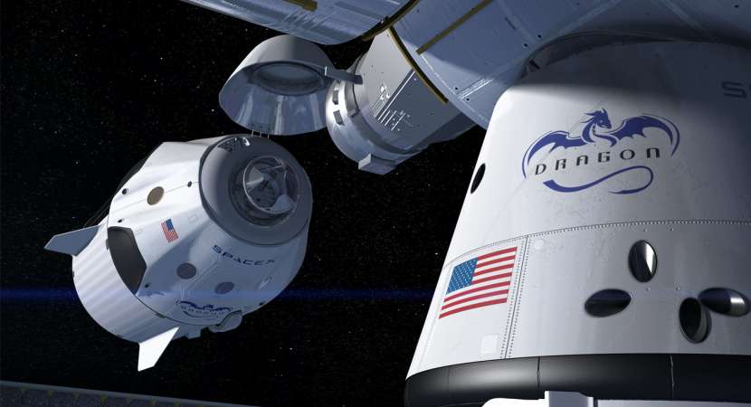 The Crew Dragon is an upgraded version of SpaceX Dragon cargo capsule The Crew Dragon is an upgraded version of SpaceX Dragon cargo capsule