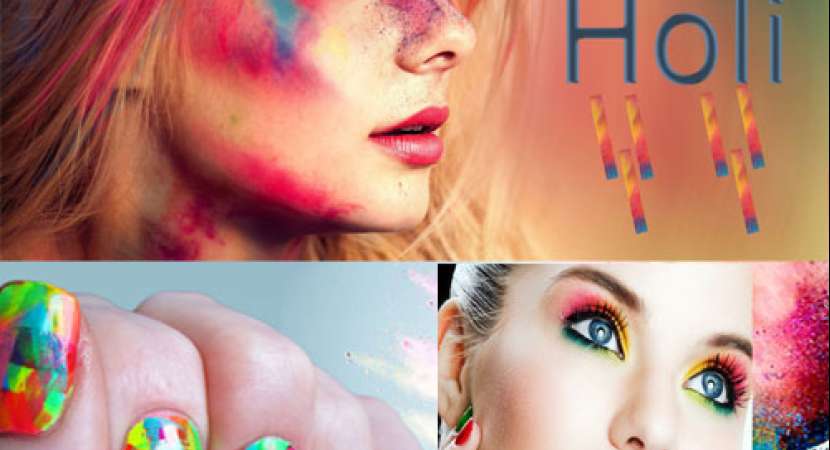 Holi Festival 2019: Makeup Tips and hair style for Holi party-goers Holi Festival 2019: Makeup Tips and hair style for Holi party-goers