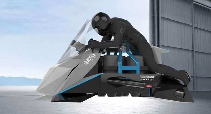 Flying motorcycle with jet engines in making, claims a US company Flying motorcycle with jet engines in making, claims a US company