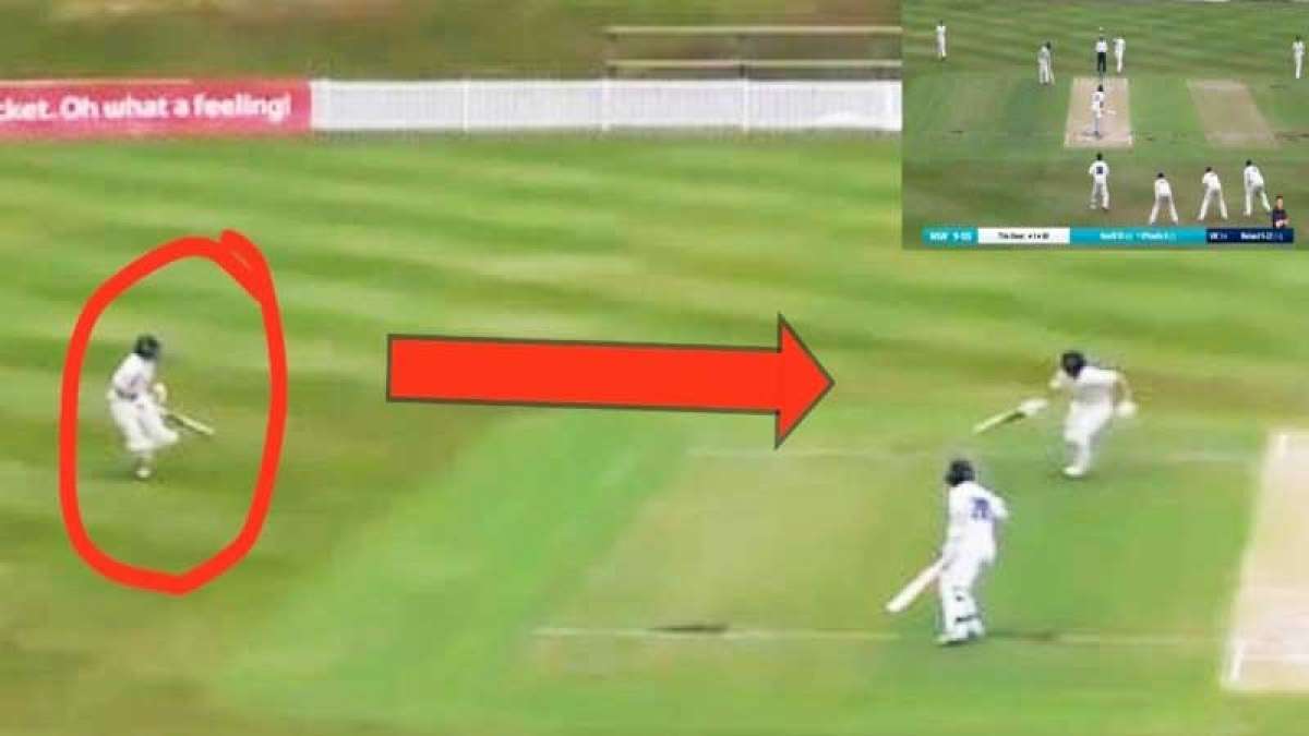 Watch: Batsman forgets he has a runner, ends up getting run out Watch: Batsman forgets he has a runner, ends up getting run out