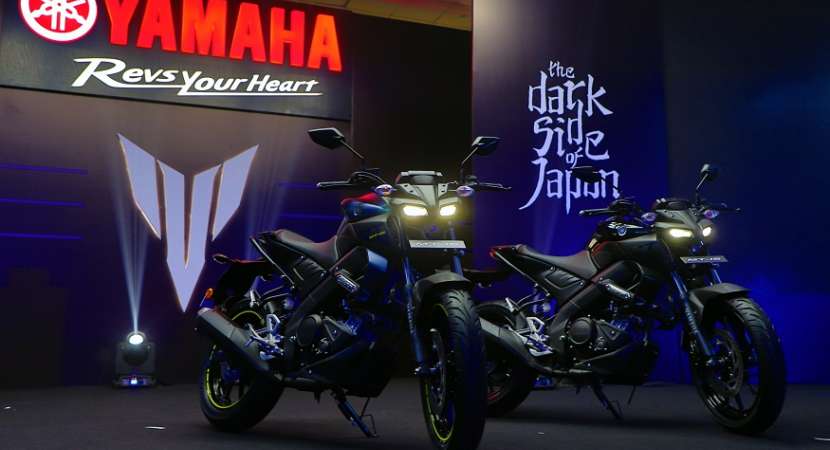 Yamaha MT-15 is available in two colour options -metallic black and dark matt blue. Yamaha MT-15 is available in two colour options -metallic black and dark matt blue.
