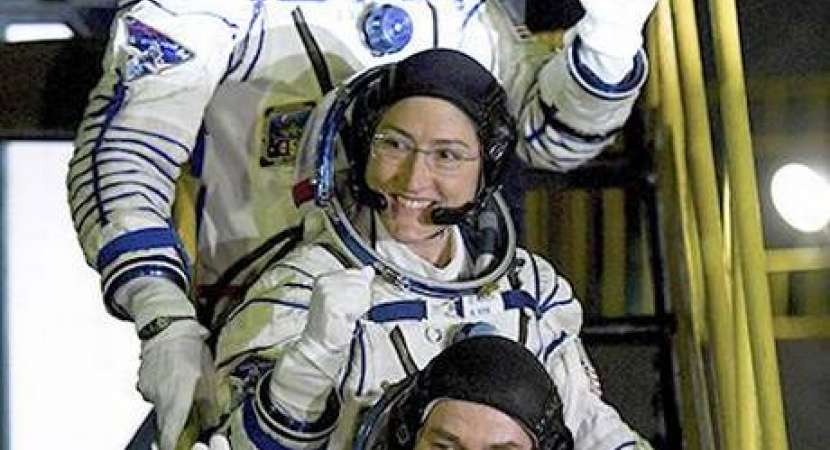NASA astronaut Nick Hague and his Russian colleague Alexey Ovchinin survived a dramatically aborted Soyuz launch last year. NASA astronaut Nick Hague and his Russian colleague Alexey Ovchinin survived a dramatically aborted Soyuz launch last year.