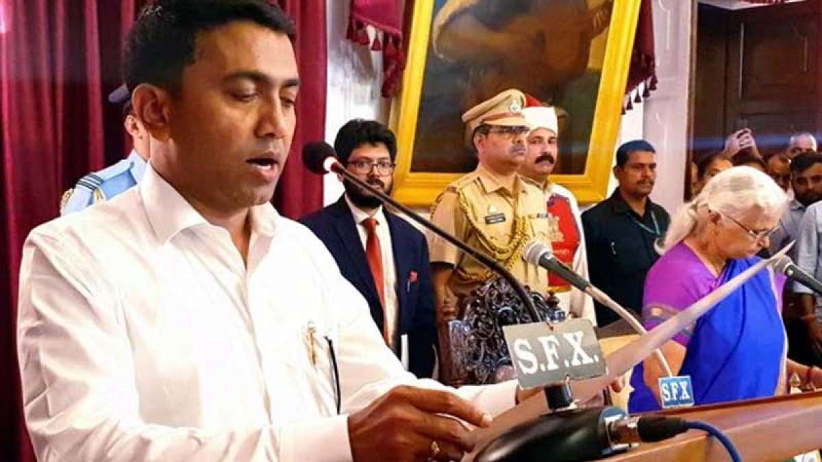BJP's Pramod Sawant is the new Goa CM, takes oath at 2 AM BJP's Pramod Sawant is the new Goa CM, takes oath at 2 AM