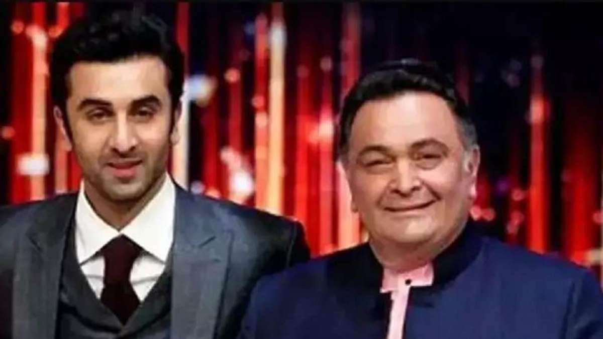 Ranbir Kapoor with father Rishi Kapoor Ranbir Kapoor with father Rishi Kapoor