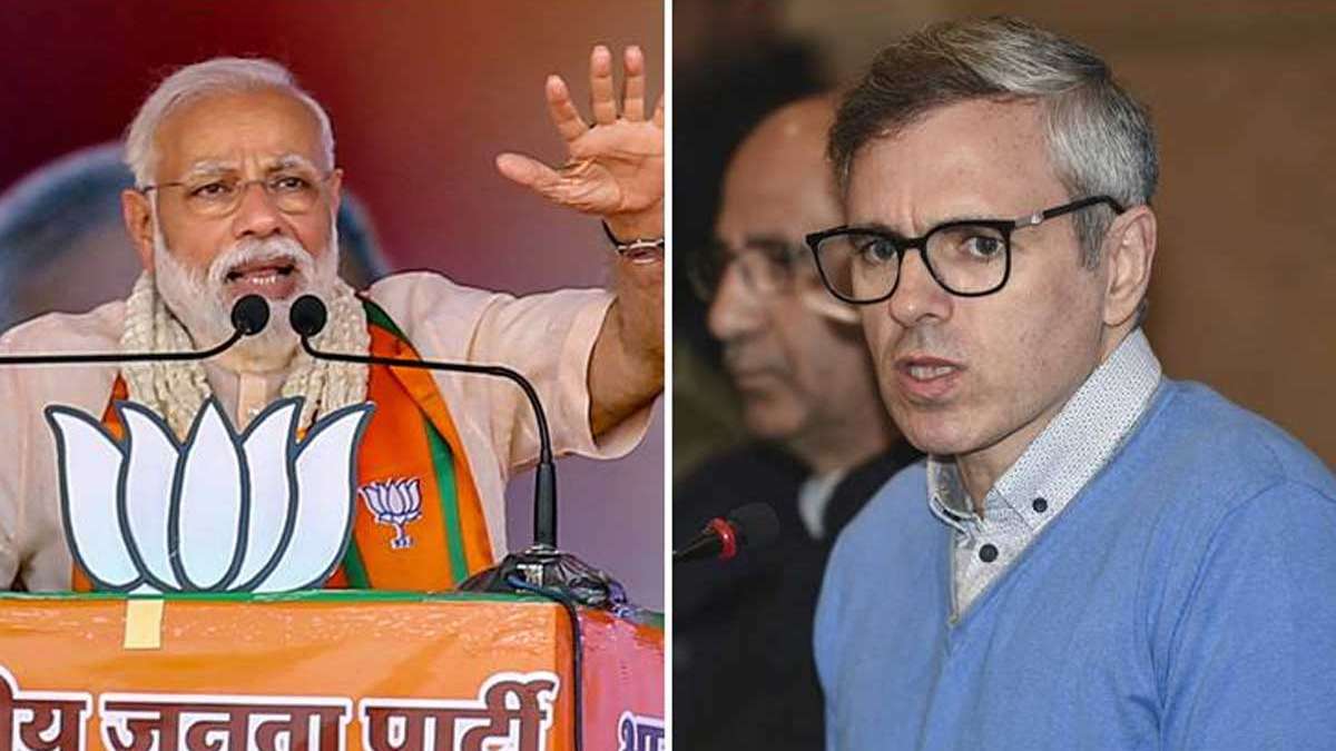 PM Narendra Modi blasts Congress over Omar's remark on J&K PM Narendra Modi blasts Congress over Omar's remark on J&K